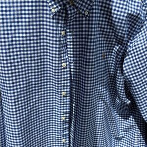Polo by Ralph Lauren Blue Checkered Men's Shirt